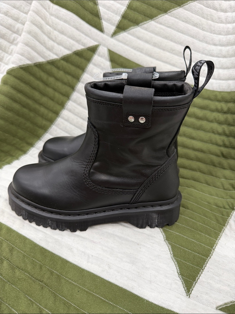 1/9
ANISTONE LO LEATHER BIKER BOOTS NWOB
